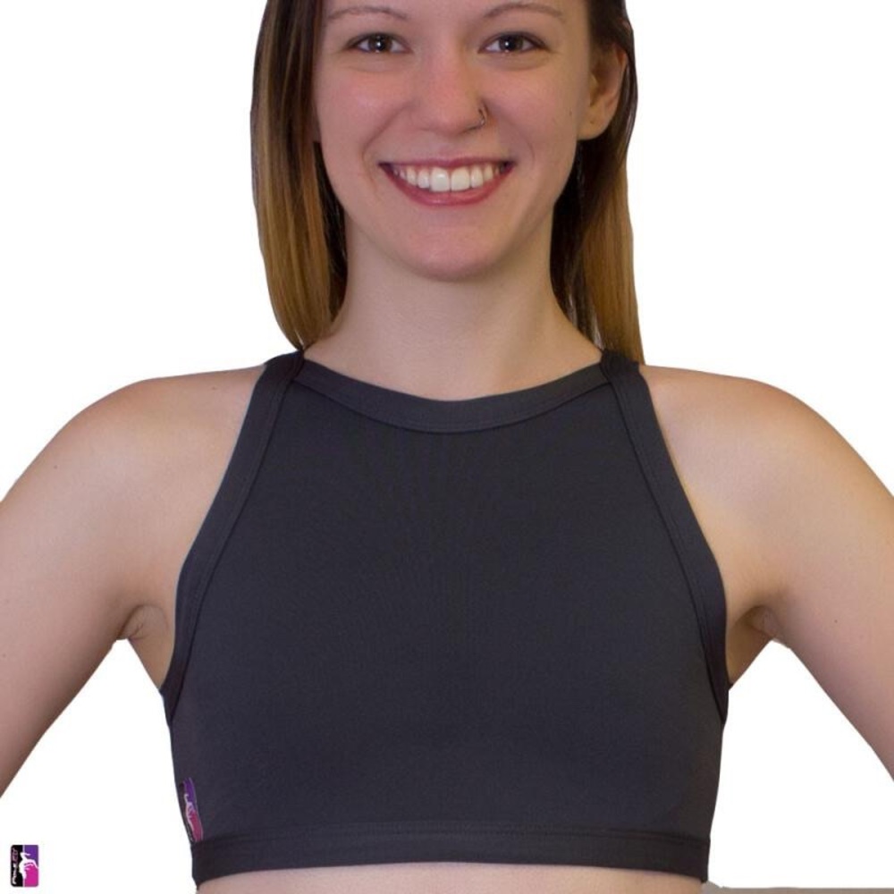 BadKitty PoleFit High Neck Crop Top